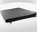 Black Ultimate Guard XenoSkin 9 Pocket Zipfolio 18 Pocket Card Storage Binder Portfolio