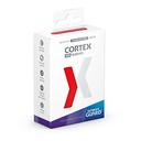 Cortex Sleeves Standard Size Red (100) Standard Glossy Red