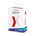 Cortex Sleeves Standard Size Red (100) Standard Glossy Red
