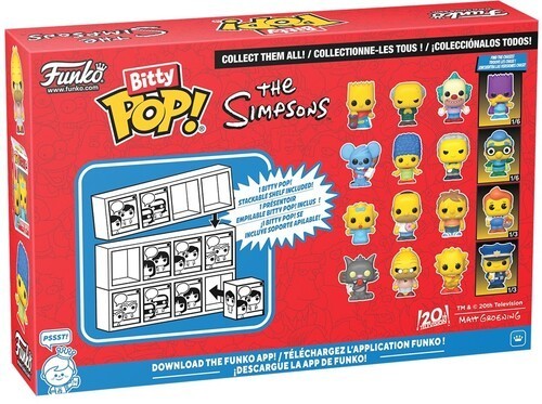Funko Bitty POP the Simpsons Vinyl Figure Set 4-Pack