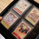 Toploader Binder - 35pt-55pt Topload Card Compatible, 4 Pocket Black Portable Top Loader Card Storage Album, 96 Slots Rigid Card Holder, 2 PSA Slab Po