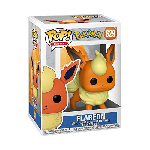 Funko POP! Games: Pokemon - Flareon - Collectable Vinyl Figure - Gift Idea - Official Merchandise - Toys for Kids & Adults - Video Games Fans - Model