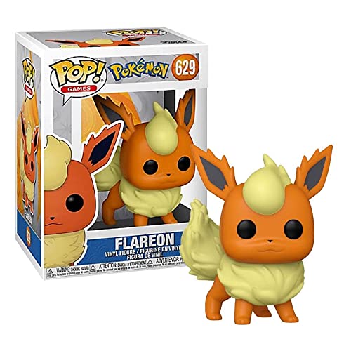 Funko POP! Games: Pokemon - Flareon - Collectable Vinyl Figure - Gift Idea - Official Merchandise - Toys for Kids & Adults - Video Games Fans - Model