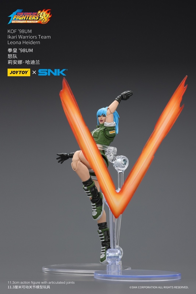 JOYTOY SNK KOF'98UM Ikari Warriors Team Leona Heidern Ralf Jones Clark Still