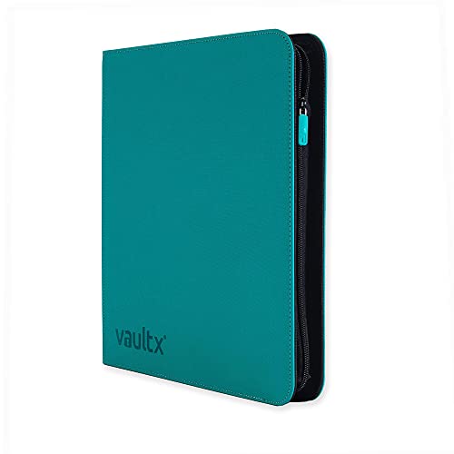 Vault X Premium Exo-Tec Zip Binder 12 Pocket, 20 Double-Sided Pages, 480 Side-Loading Slots for Board, Collectible or Trading Card Game Protective Fol