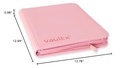 Vault X 12 Pocket Trading Card Zip Binder - 480 Cards Premium Exo-Tec Album Material 20 Side-Loading Pages Folder for Collectible Card Games Sport