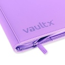 Vault X 12 Pocket Trading Card Zip Binder, 480 Cards, Premium Exo-Tec Album Material, 20 Side-Loading Pages, Folder for Collectible Card Games, Sports