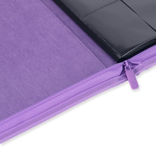 Vault X 12 Pocket Trading Card Zip Binder, 480 Cards, Premium Exo-Tec Album Material, 20 Side-Loading Pages, Folder for Collectible Card Games, Sports