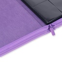 Vault X 12 Pocket Trading Card Zip Binder, 480 Cards, Premium Exo-Tec Album Material, 20 Side-Loading Pages, Folder for Collectible Card Games, Sports
