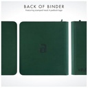 Vault X 12 Pocket Trading Card Zip Binder - 480 Cards, Premium Exo-Tec Album Material, 20 Side-Loading Pages, Folder for Collectible Card Games, Sport