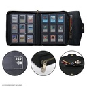 ENHANCE Standard Top Loader Binder - TCG Card Binder Fits 252 Toploader Cards in 9 Pocket Pages - Premium Protective Exterior, Pocket for Tag Tracker 