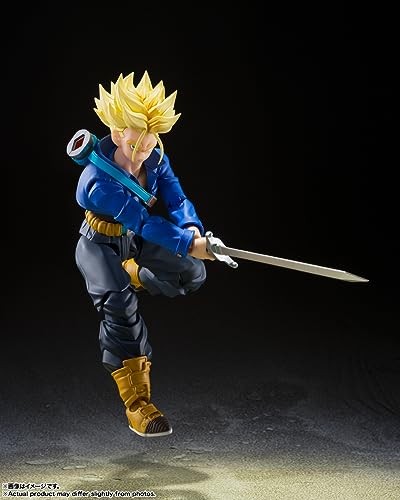 TAMASHII NATIONS - Dragon Ball Z - Super Saiyan Trunks -the Boy from the Future- (Reissue) S.H.Figuarts Action Figure