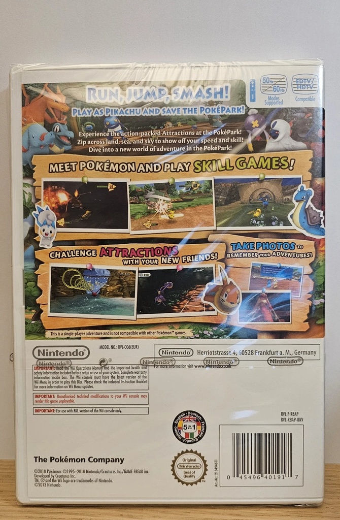 PokéPark Wii: Pikachu's Adventure - nieuw in seal (Nintendo Wii)