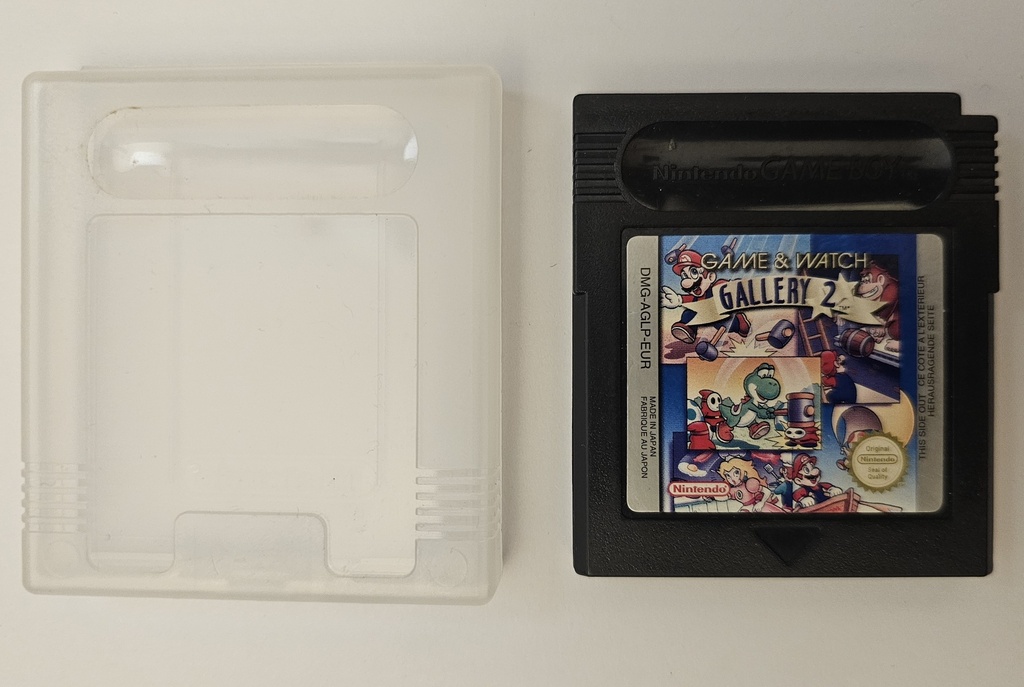 Game & Watch Gallery 2 - losse cartridge met hoesje (Game Boy)