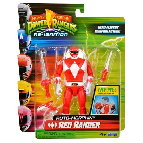 Power Rangers Red Ranger Auto Morphin Figure Re-Ignition