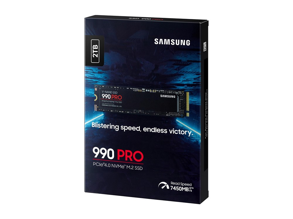 Samsung 990 PRO 2 TB M.2 PCI Express 4.0 NVMe V-NAND MLC