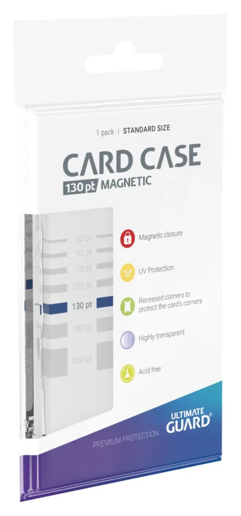 Ultimate Guard - Card Case Transparent 130pt Magnetic - (UGD011036)