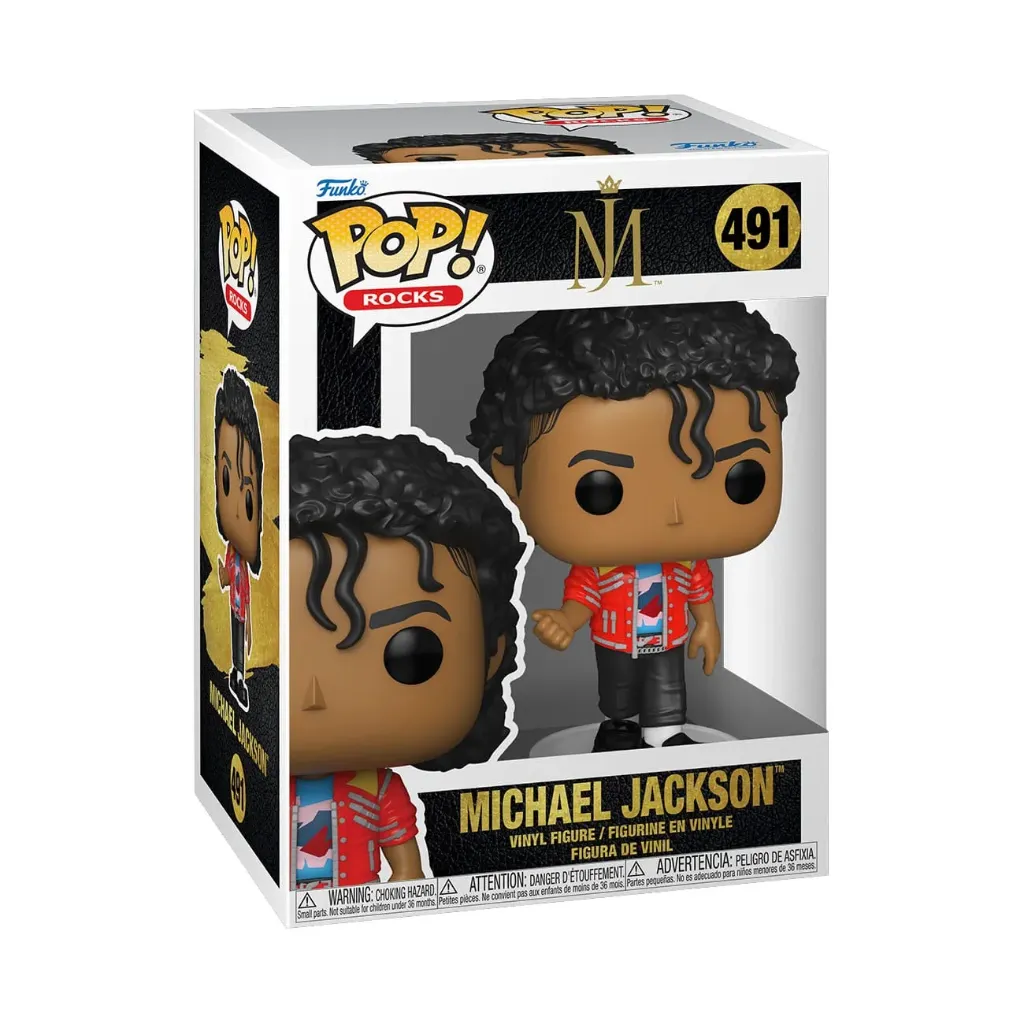 Michael Jackson POP! Rocks Vinyl Figure Beat It 9 cm