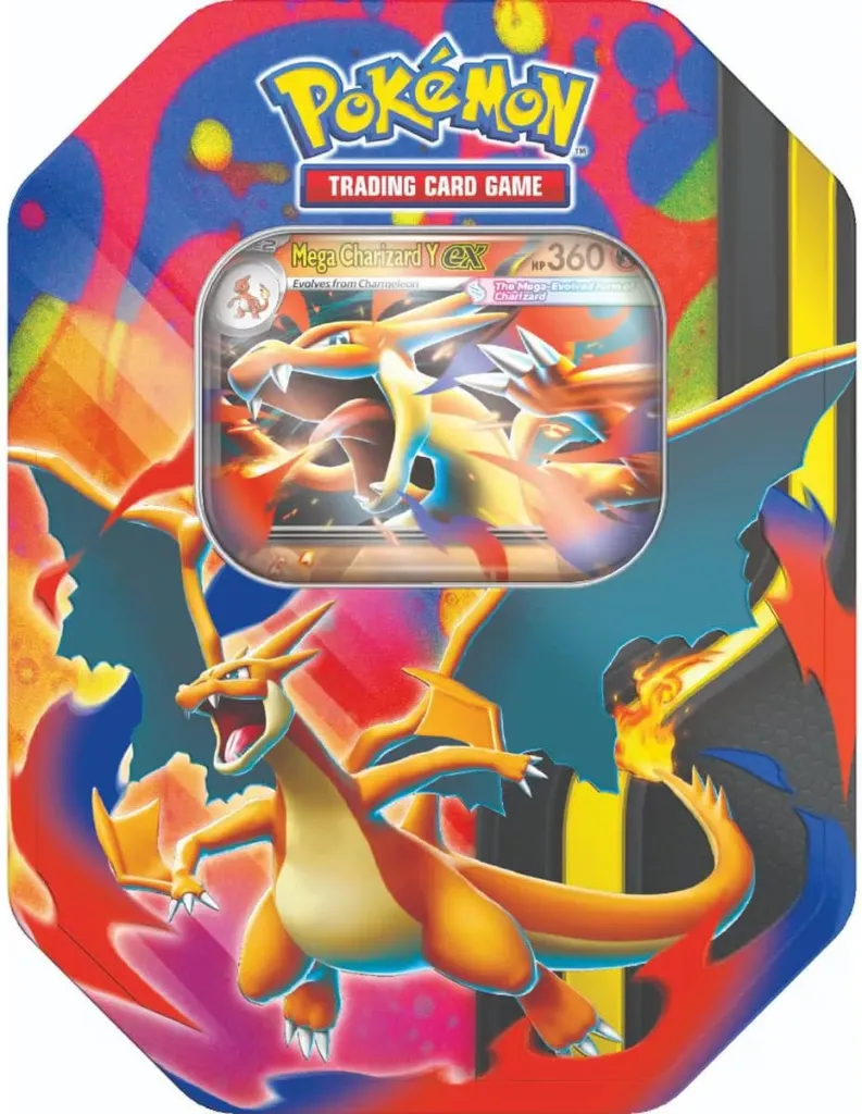 Pokémon Tin Mega Charizard Ex X/Y Tin