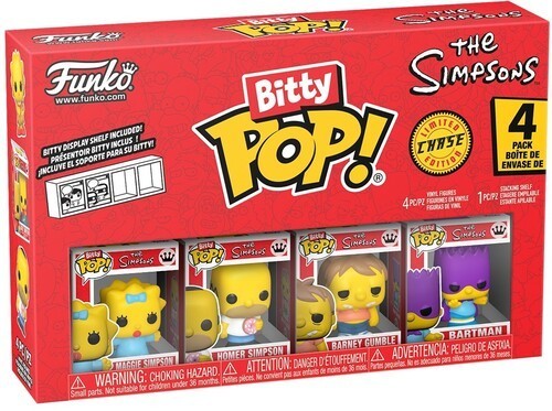 Funko Bitty POP the Simpsons Vinyl Figure Set 4-Pack