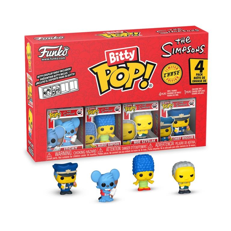 Funko Bitty POP the Simpsons Vinyl Figure Set 4-Pack