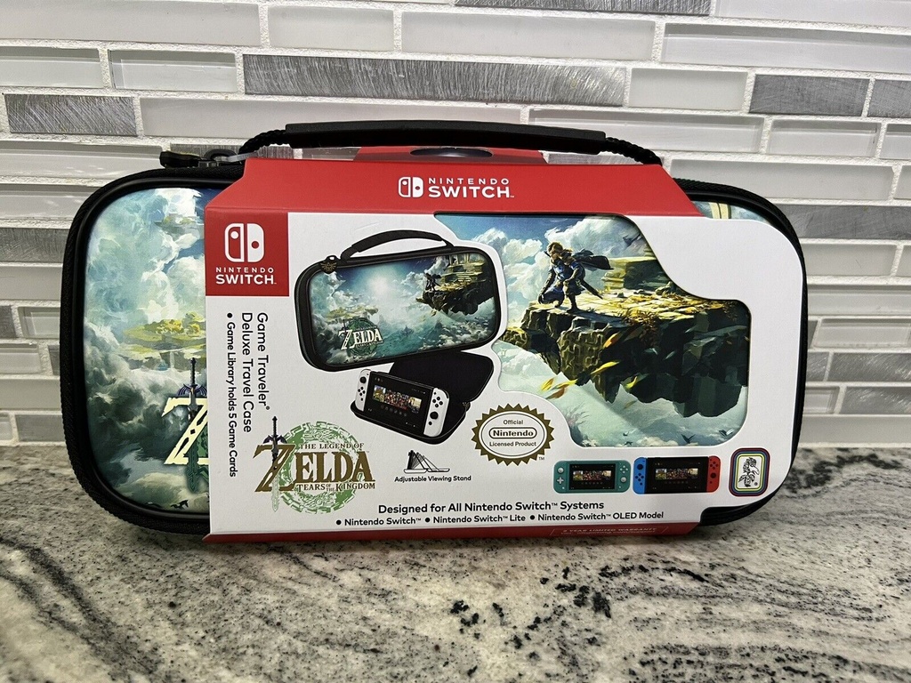 Game Traveller Deluxe Traveller Case: Zelda Tears of the Kingdom (Nintendo Switch • Nintendo Switch Lite • Nintendo Switch Oled Model)