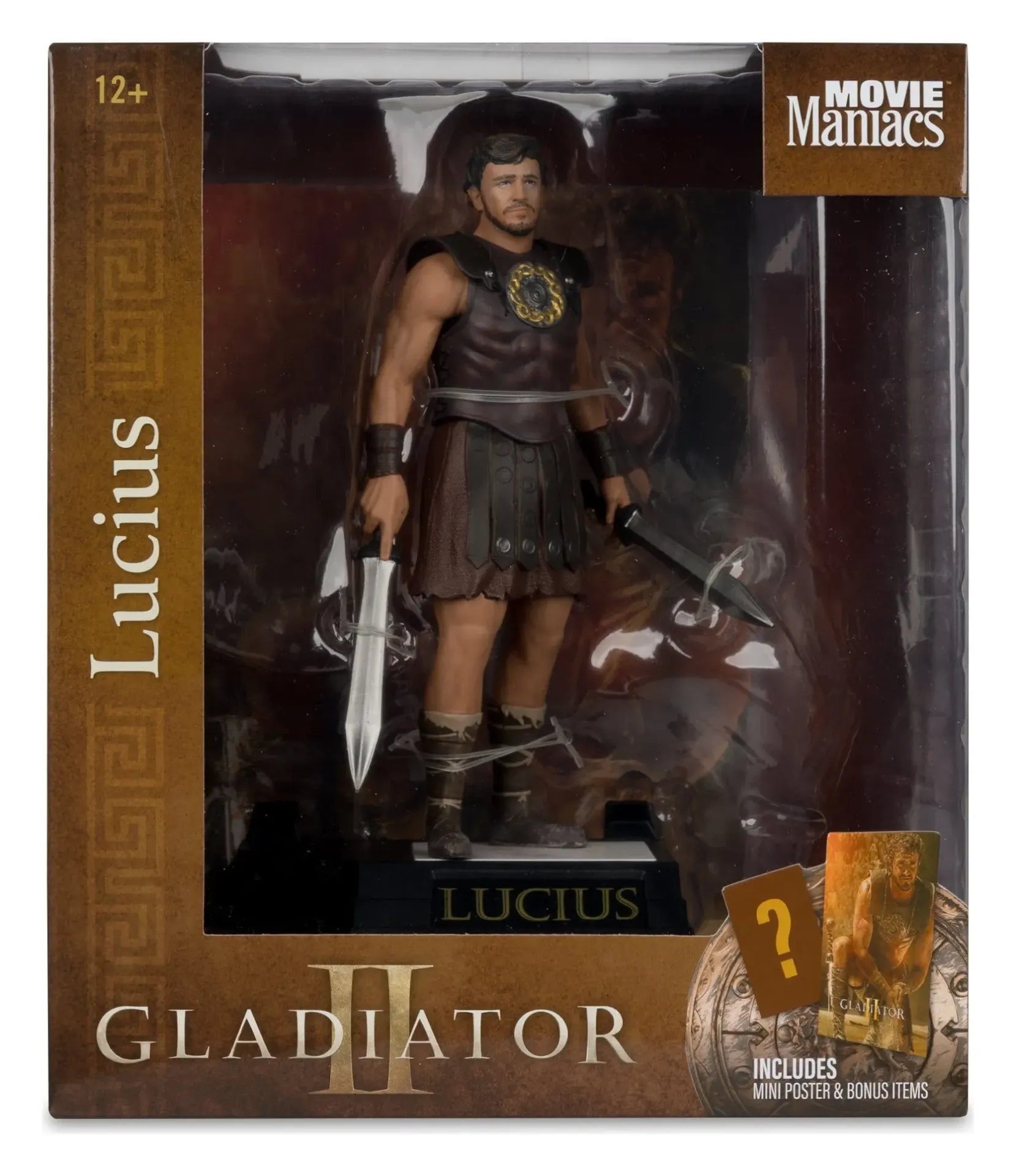 Gladiator II Lucius action Figure - Movie Maniacs