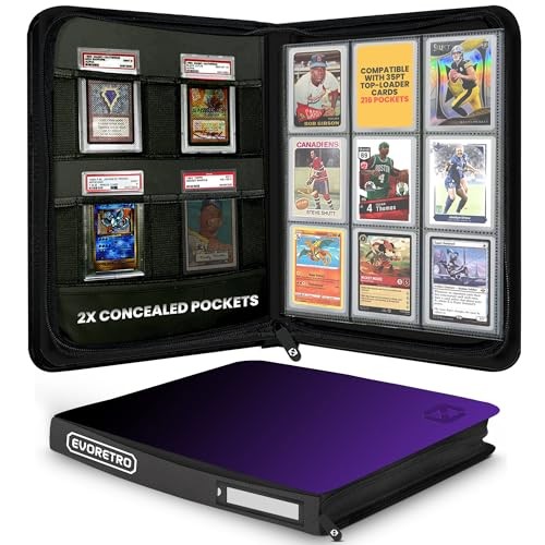 Evoretro Shield+ Topload Cards Binder 216 Cards - Purple