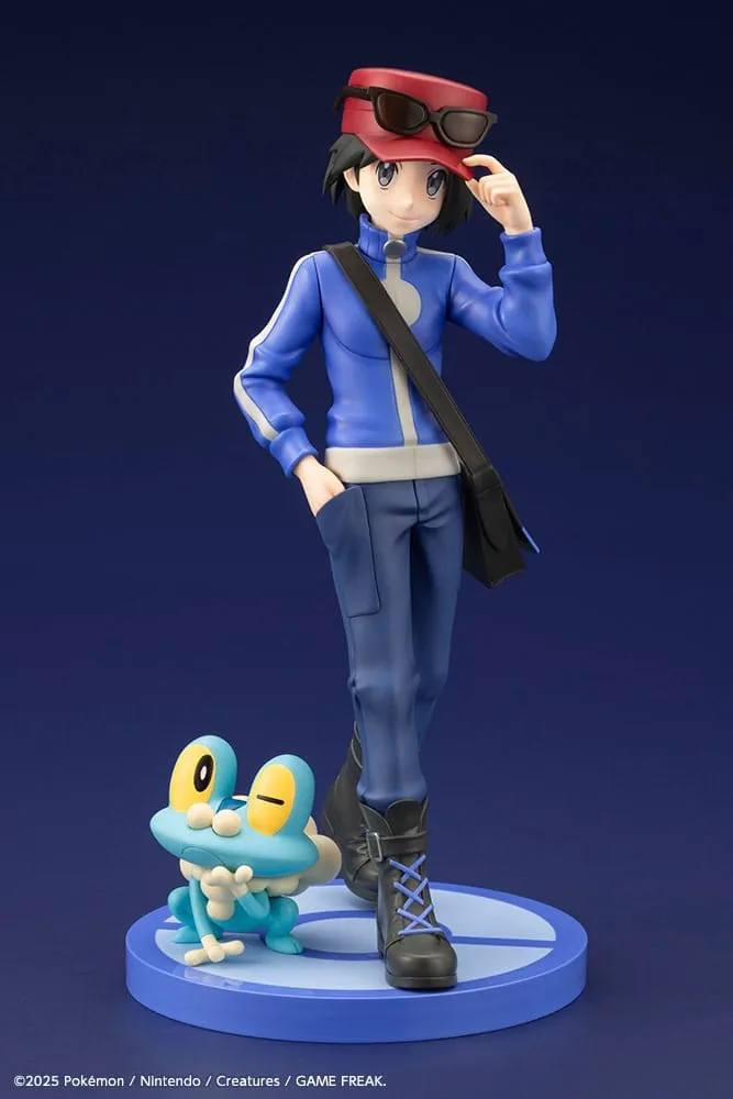 Pokémon ARTFXJ Statue 1/8 Calem & Froakie 20 cm - Kotobukiya