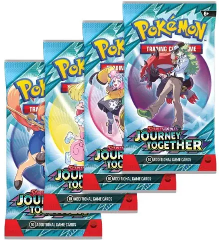 Pokémon: S&V Journey Together - Set van 4 Boosters