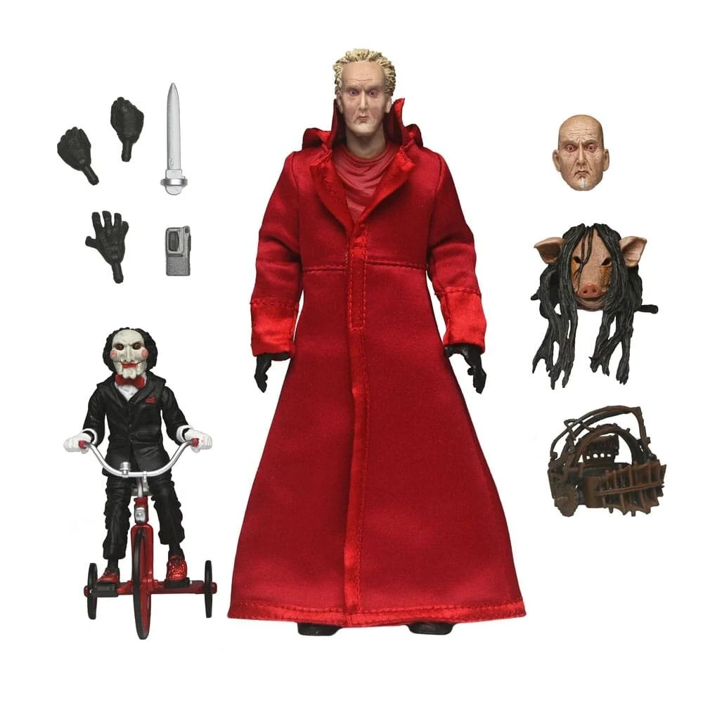 NECA Saw Ultimate Jigsaw Action Figure Red Tunic 18Cm