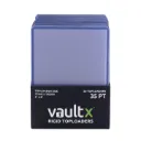 VaultX Toploaders - 50x 35pt - 3"x4" Seamless Rigid Card Holders, Clear.