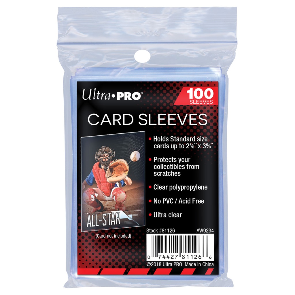Ultra Pro 2.5" x 3.5" Penny Sleeves, 100x