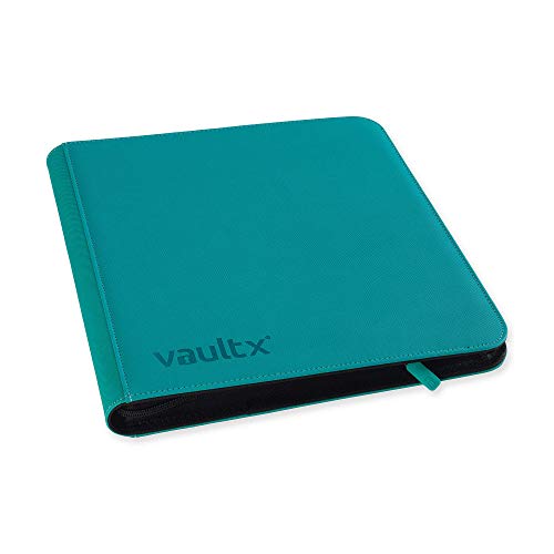 VaultX 12 Pocket, Exo-Tec Zip Binder 480 - 12 Side Loading Pages, Ocean Blue