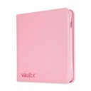VaultX 12 Pocket, Exo-Tec Zip Binder 480 - 12 Side Loading Pages, Just Pink