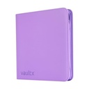 VaultX 12 Pocket, Exo-Tec Zip Binder 480 - 12 Side Loading Pages, Just Purple
