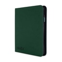 VaultX 12 Pocket, Exo-Tec Zip Binder 480 - 12 Side Loading Pages, Forest Green