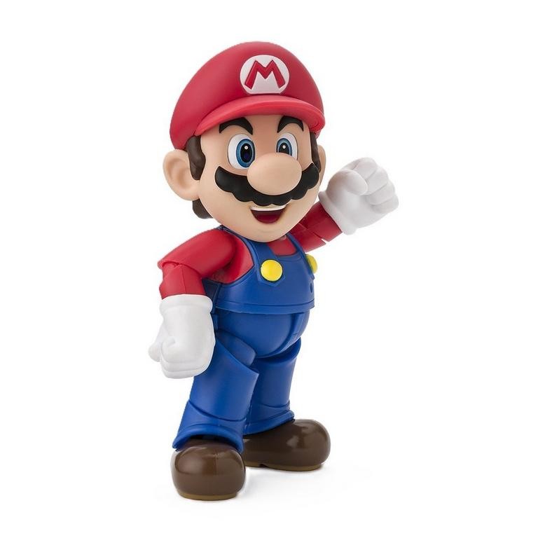 Super Mario Bros Mario 4" Action Figure - Bandai Tamashii Nations S.H.Figuarts