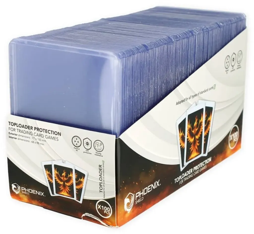 100x Toploader Dlx Protection with protective film - Phoenix Shield