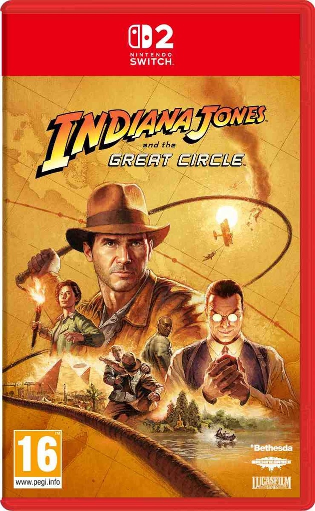 Indiana Jones and the Great Circle - Switch 2 + the Last Crusade Pack with the Traveling Suit Outfit and Lion Tamer Whip
