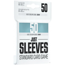 Just Sleeves 50 pack Transparent - Standard Size 66x92 Mm