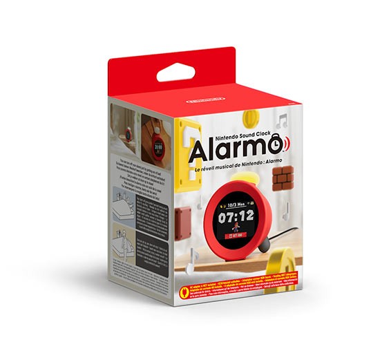 Nintendo Alarm Clock with Alarm
