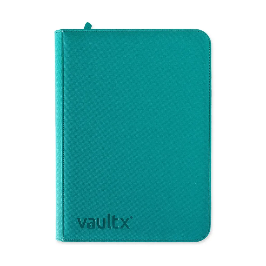 VaultX 9 Pocket, Zip Binder 360 - 9 Side Loading Pages, Forest Green