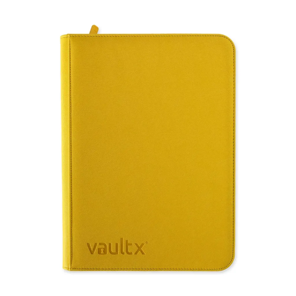 VaultX 9 Pocket, Zip Binder 360 - Side Loading Pages, Sunrise Yellow