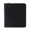 VaultX 12 Pocket, Zip Binder XL 624 - 12 Side Loading Pages, Signature Black