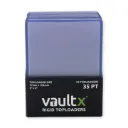 VaultX Toploaders - 25x 35pt - 3" x 4" Seamless Rigid Card Holders, Clear.