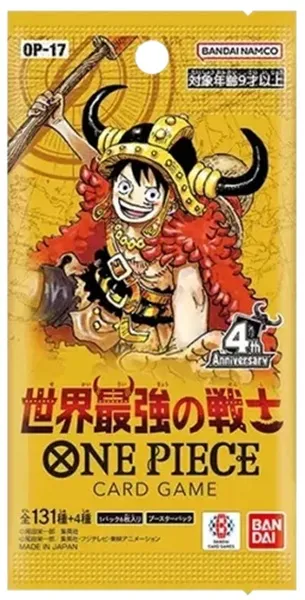 ONE PIECE Card Game OP-17 the World's Strongest Warriors Booster Pack - JAP -