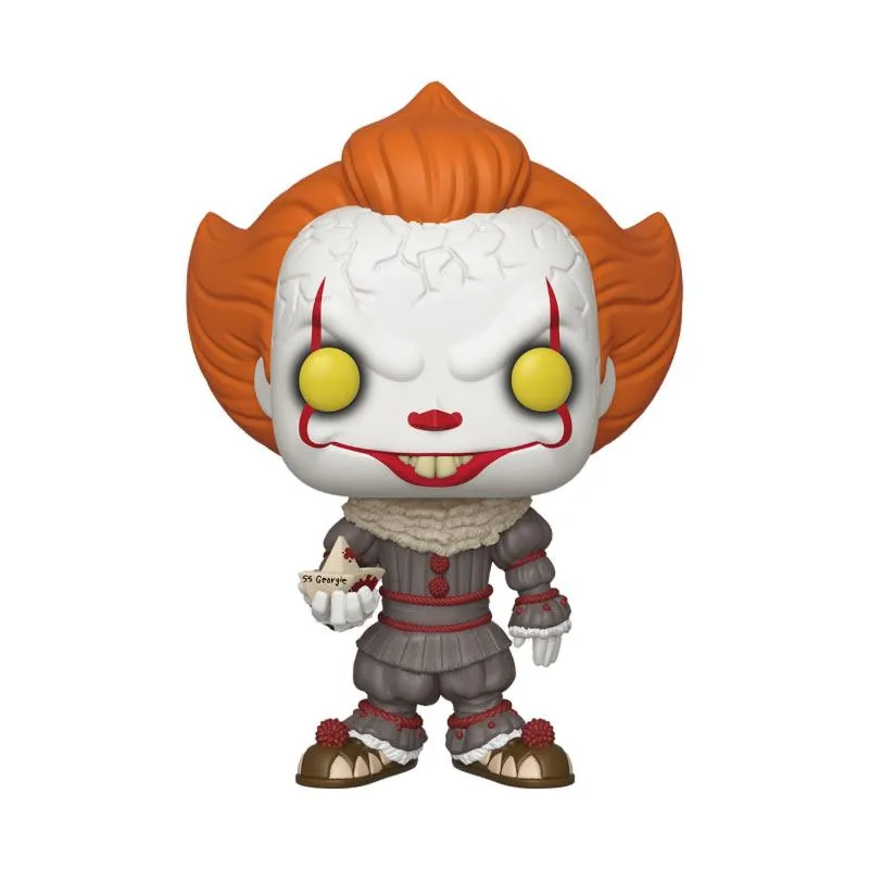 Low stock Stephen King's It 2 Super Sized POP! Vinyl Figure Pennywise w/ Boat 25 cm #786