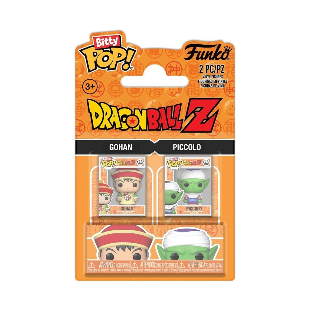 Funko Bitty Pop! Dragon Ball Z - Gohan and Piccolo Mini Figure 2-Pack