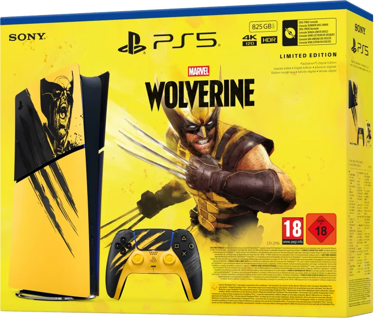 Playstation 5 Digital - Wolverine Limited Edition